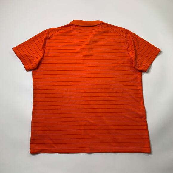 Nike Golf Shirt Mens L Large Dri Fit Victory Striped Performance Polo Collared - Picture 7 of 9